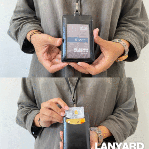 lanyard kulit premium 100% asli